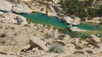 Blick in das Wadi Bani Khalid