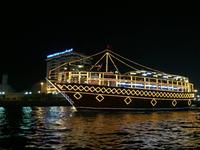 401 abendliche Abra-Fahrt auf dem Dubai Creek