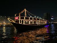 403 abendliche Abra-Fahrt auf dem Dubai Creek