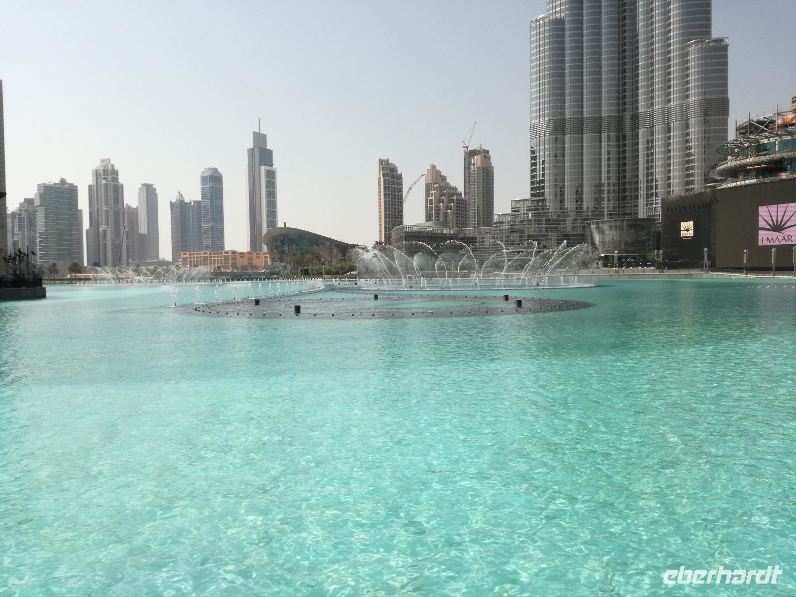 Wasserspiele bei der Dubai Mall