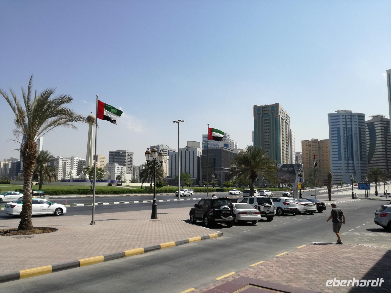 Blick auf Sharjah