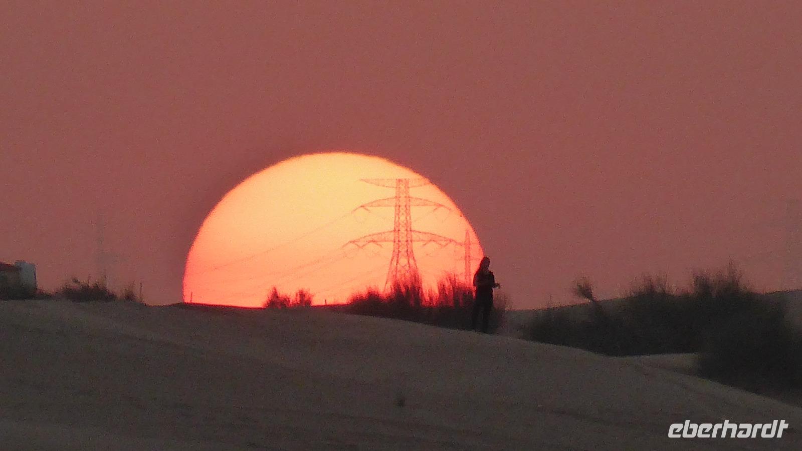 Sonnenuntergang in der Wüste