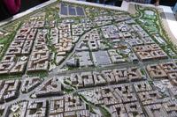 Modell des Projektes Masdar City