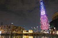Lichtershow am Burj Khalifa