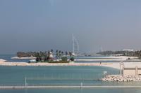Blick von der Palme auf den Burj al Arab