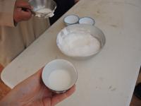 frisch gemelkte Kamelmilch