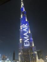 Burj Khalifa bei Nacht