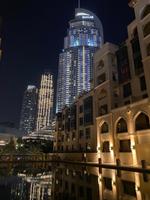 Dubai Innenstadt bei Nacht