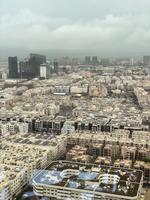 Blick auf das Alte Dubai vom Dubai Frame