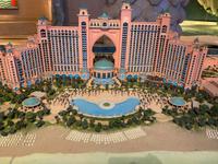 Modell vom Atlantis Hotel