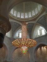 Der größte Kronleuchter der Welt, ein deutsches Fabrikat übrigens, Sheikh Zayed Moschee, Abu Dhabi