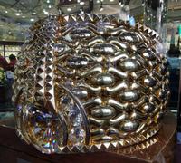 Der größte Ring der Welt mit 64 Kilogramm auf dem Gold Souq, Dubai