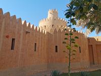 In diesen Mauern lebte einst die Sheikh Familie von Abu Dhabi