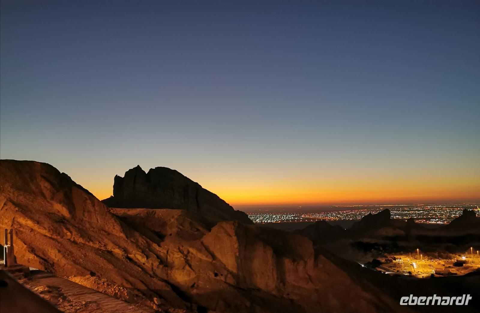 Sonnenuntergang über Al Ain
