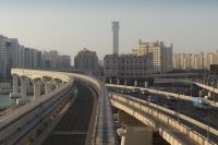 Palm Jumairah - Fahrt mit der Monorail