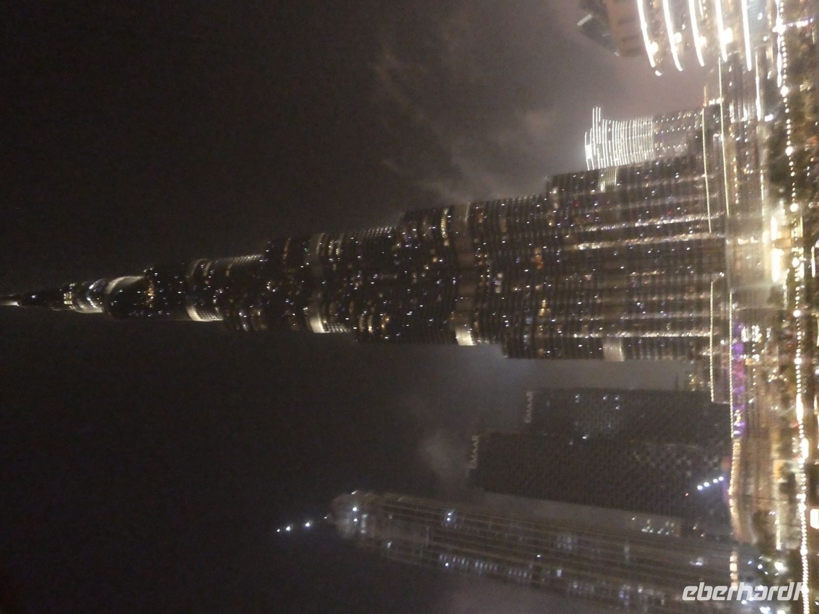 Burj Khalifa bei Nacht