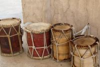 Trommeln für die traditionelle Musik
