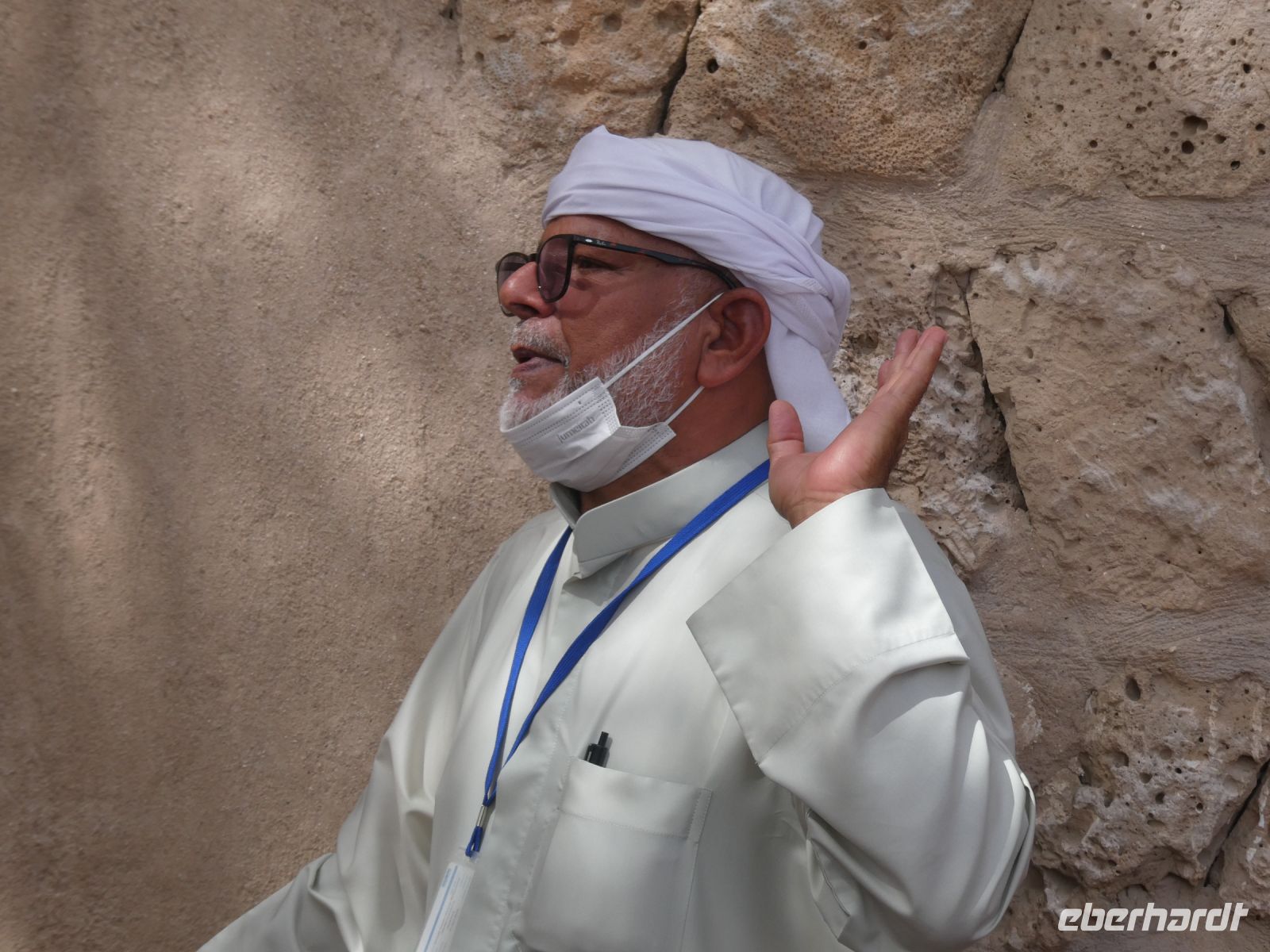 Ahmed am nächsten Morgen im sog. 