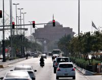 Fahrt zum Palastbezirk