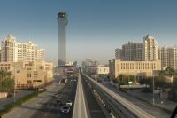 Fahrt mit der Monorail auf Palm Jumairah