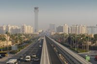 Fahrt mit der Monorail auf Palm Jumairah