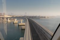 Fahrt mit der Monorail auf Palm Jumairah