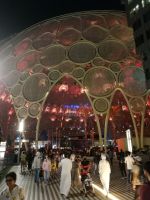 Al Wasl Dome am Abend 