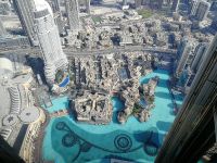 Burj Khalifa_Blick auf Dubai Fountains 