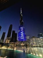 Lightshow am Burj Khalifa