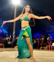 Bauchtänzerin im Wüstencamp von Dubai