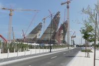 Saadiyat Island...Baustelle Zayed National Museum