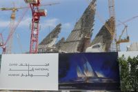 Saadiyat Island...Baustelle Zayed National Museum
