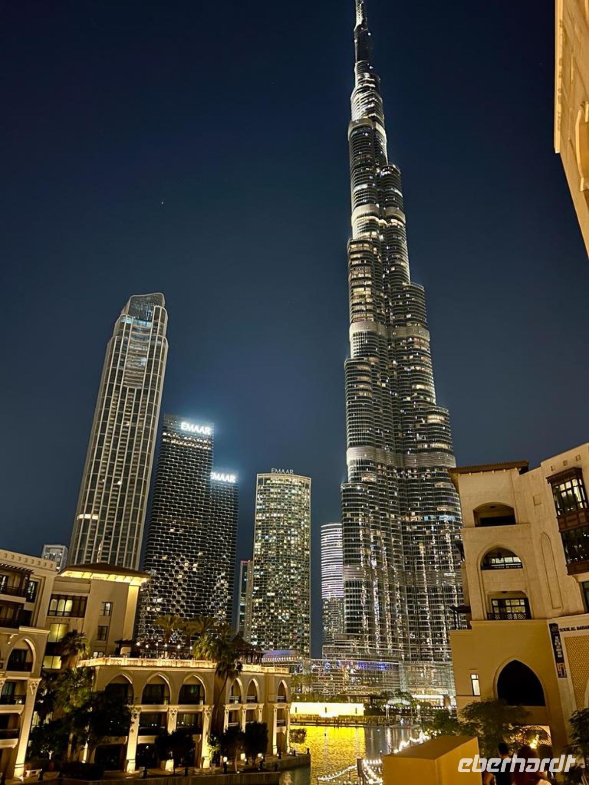 Burj Khalifa bei Nacht