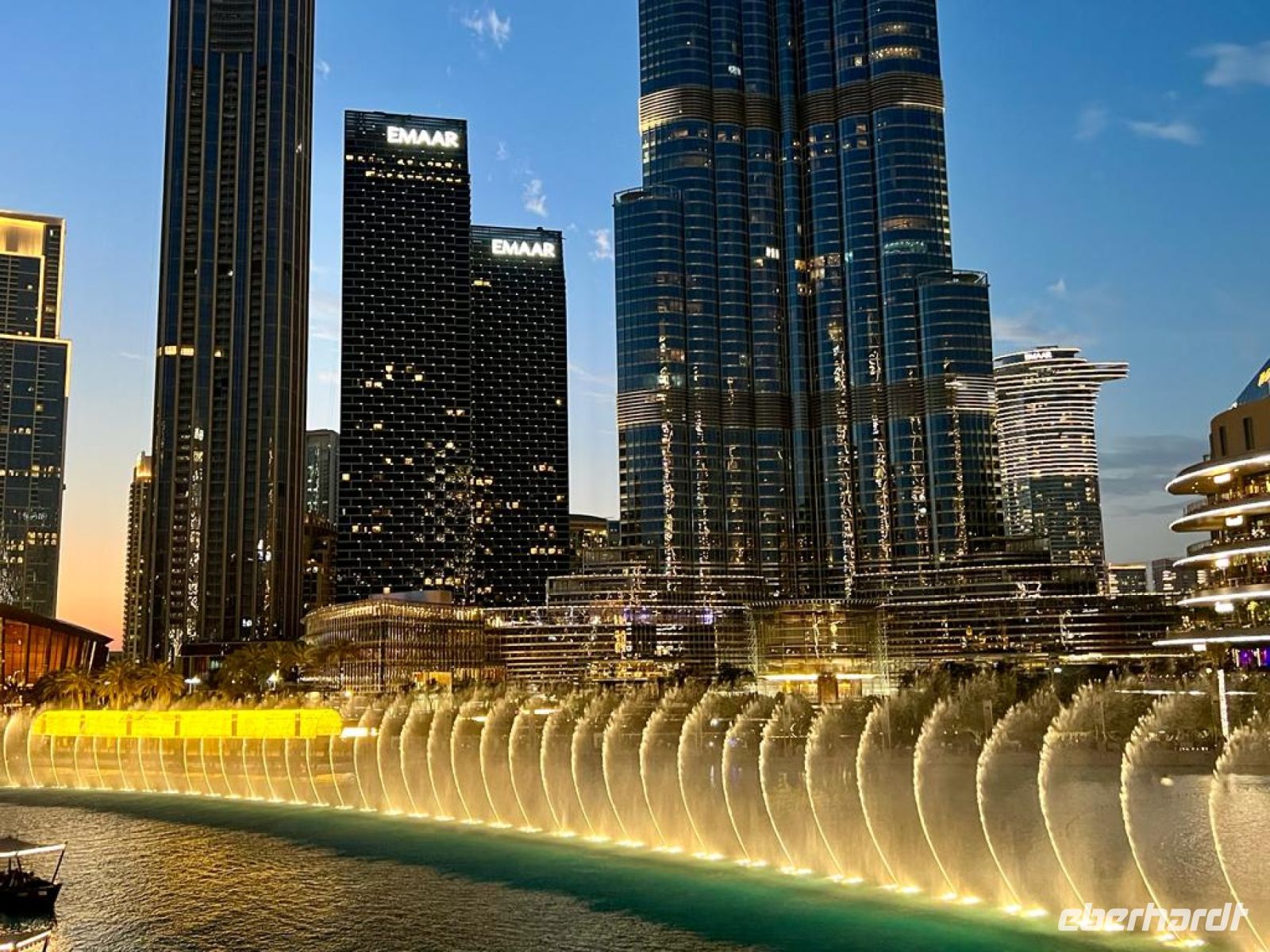 Wasserspiele vor dem Bure Khalifa