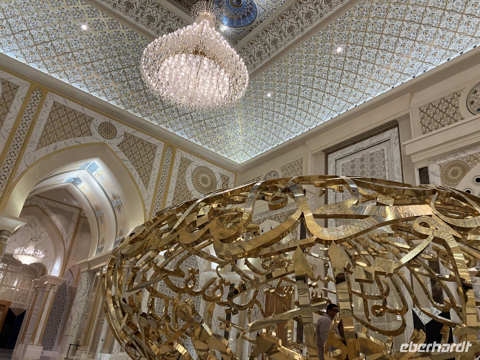 Qasr Al Watan, im Inneren des derzeitigen Präsidentenpalasts von Abu Dhabi 