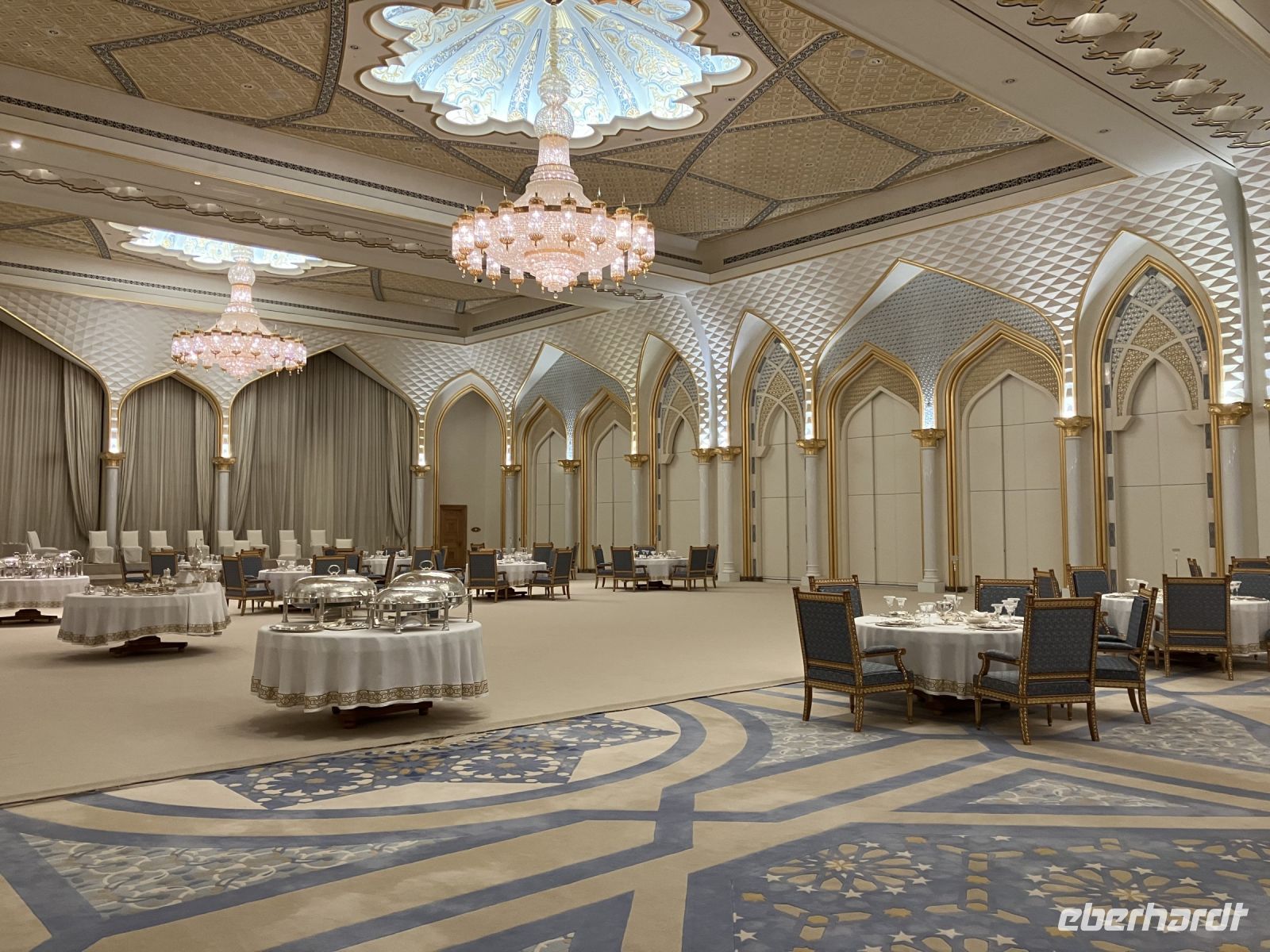 Speisesaal des Qasr Al Watan, Präsidentenpalast von Abu Dhabi 