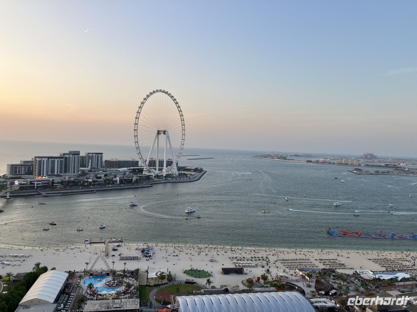 Blick aufs Riesenrad 