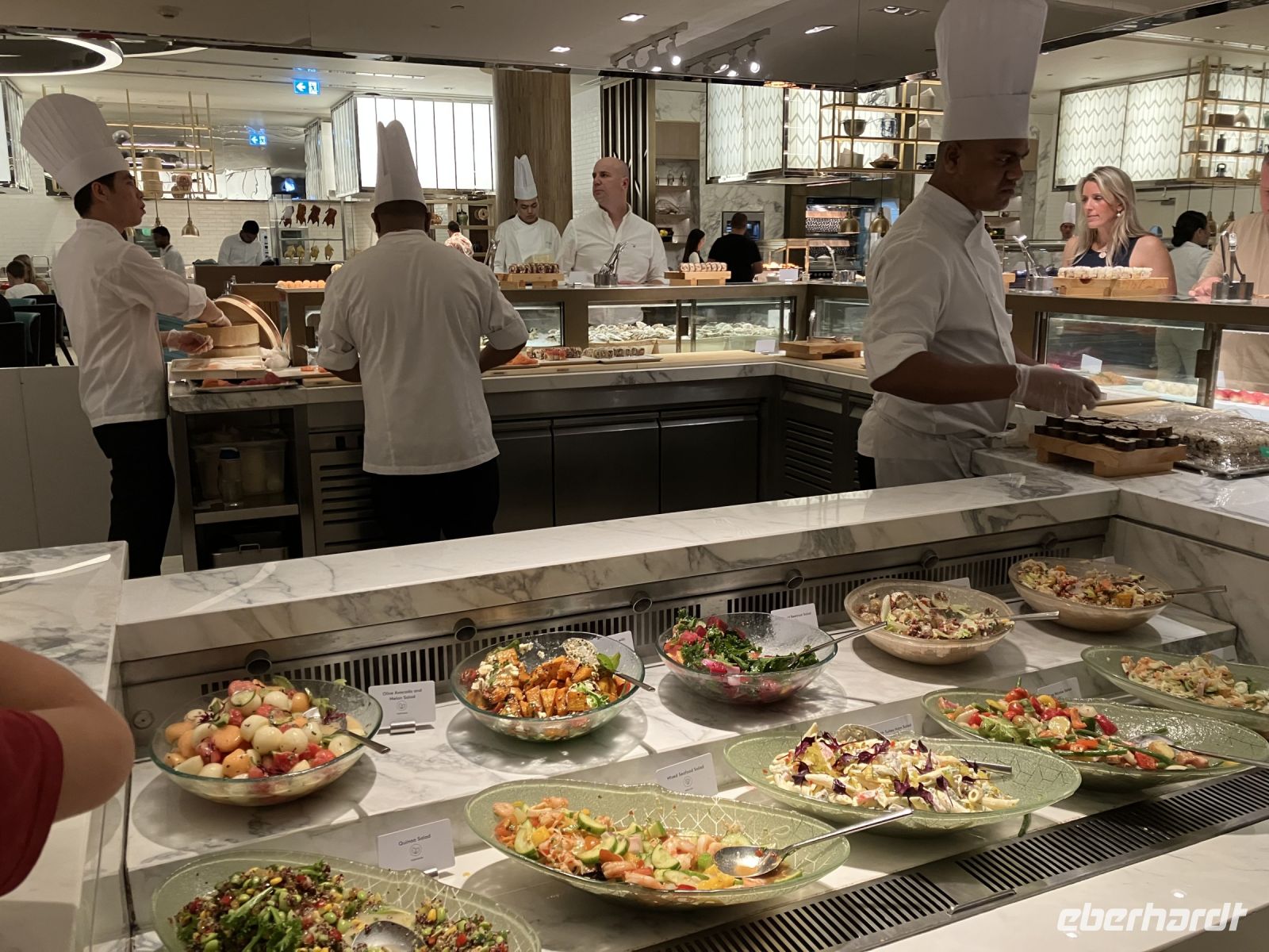 Frische Küche - Seafood im Saffron-Restaurant im Atlantis Hotel