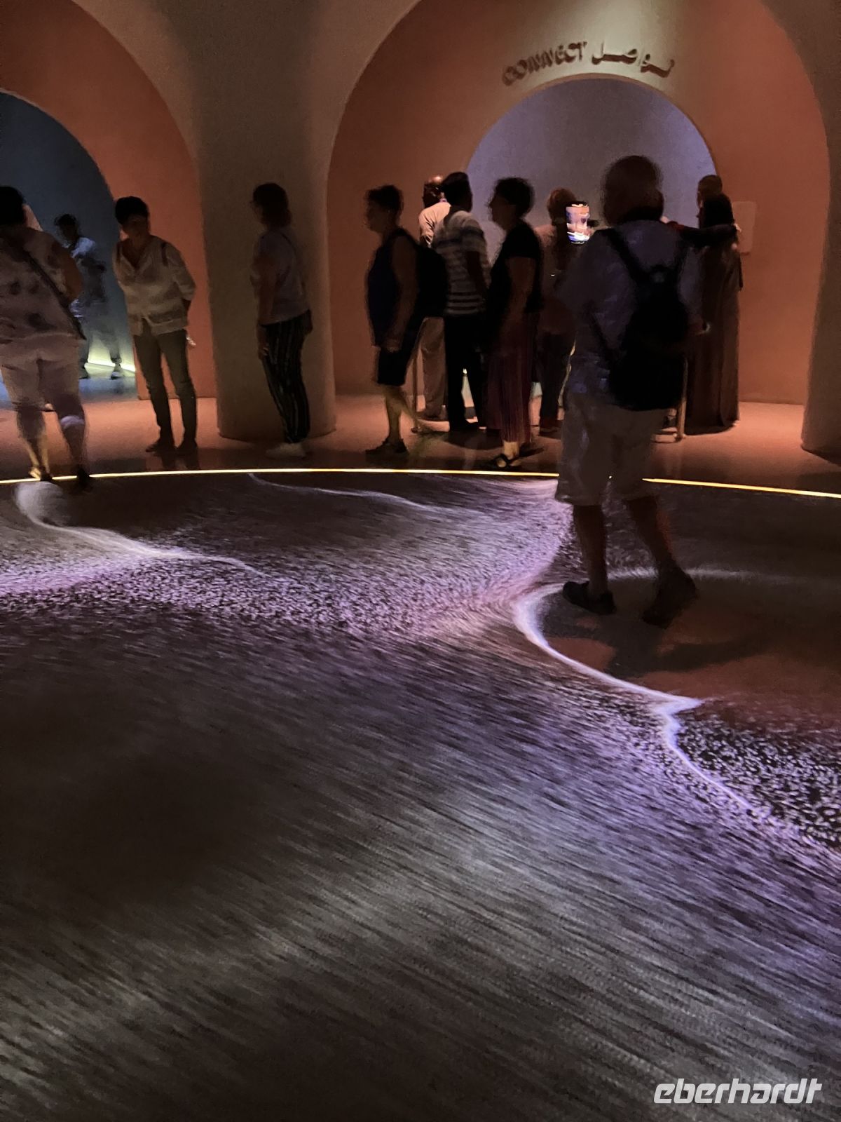 Interaktive Ausstellung im Museum der Zukunft Dubai