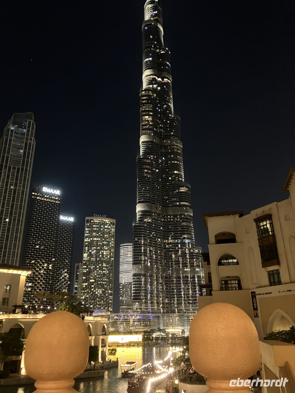 Sensationell, der Burj Khalifa bei Nacht