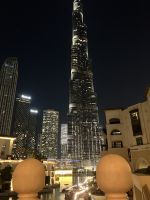 Sensationell, der Burj Khalifa bei Nacht