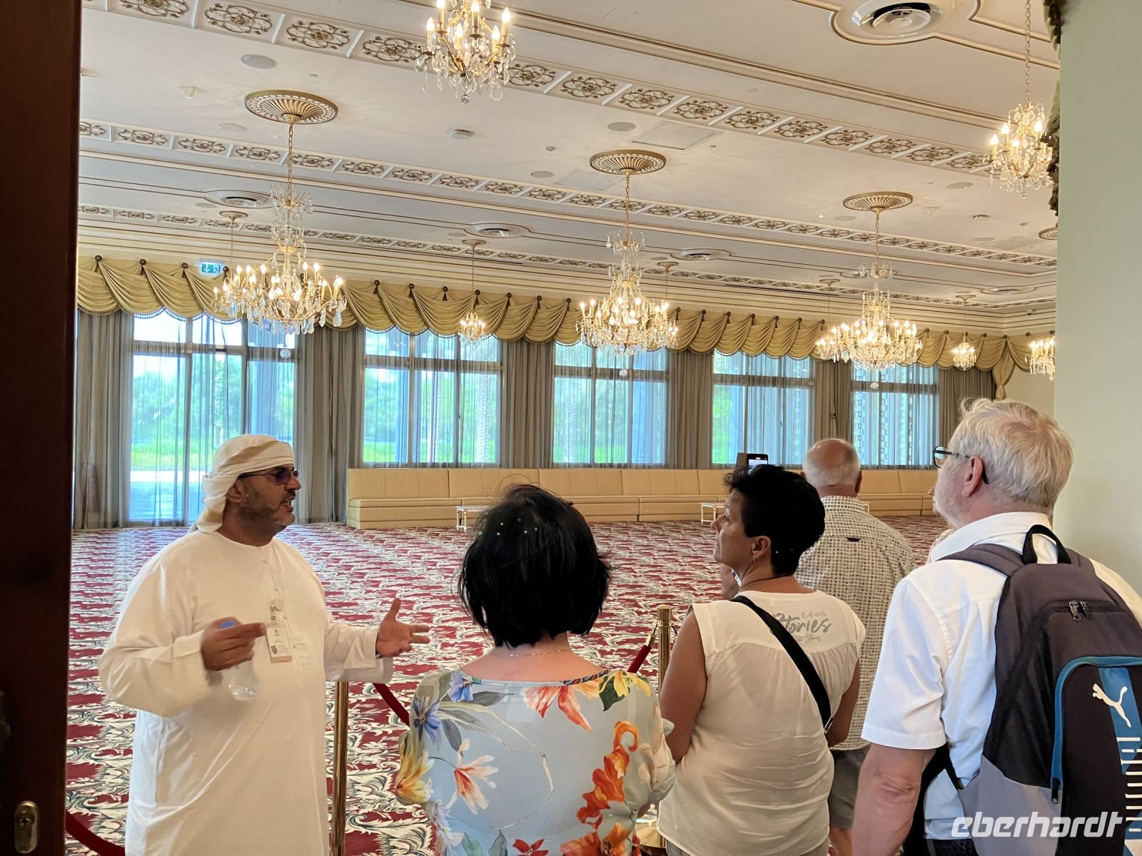Ibrahim mit der Eberhardt Travel Reisegruppe 