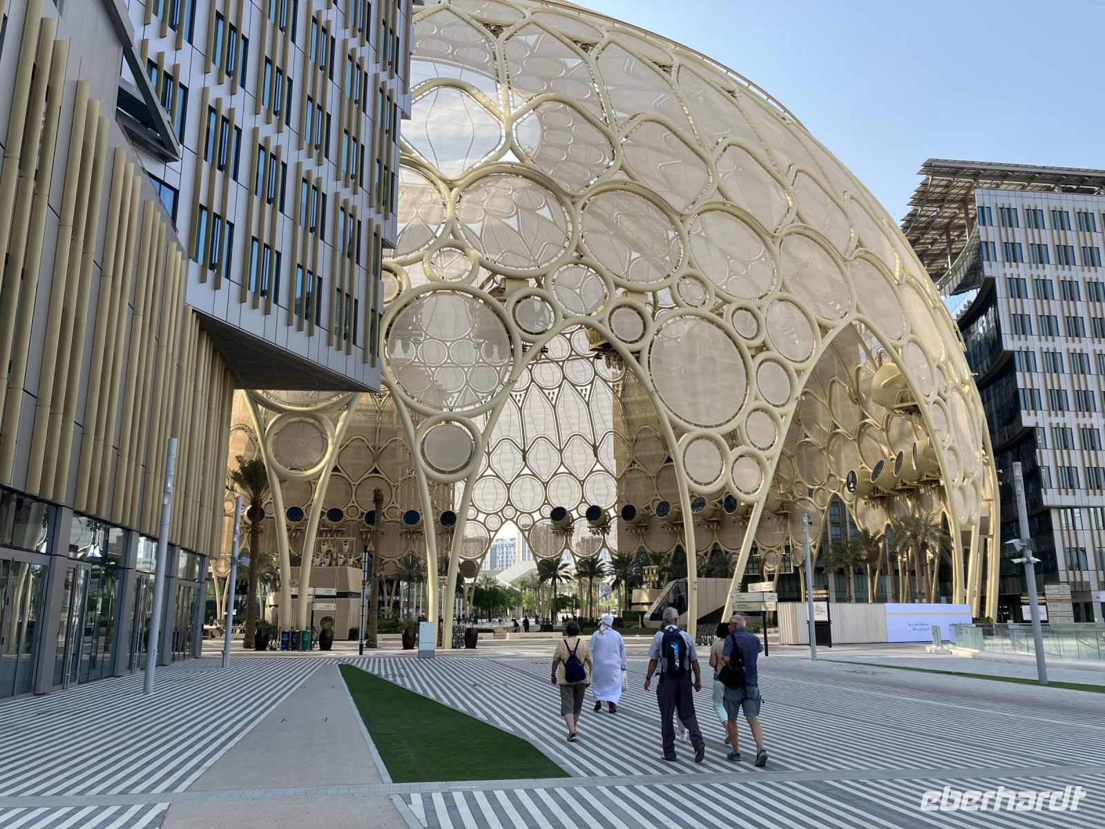 EXPO - Gelände fast für uns allein