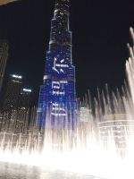 Dubai Fountain am Burj Khalifa