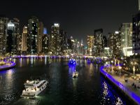 abendliche Skyline Dubai Marina