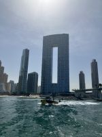 Dubai, Yachtausflug mit Blick auf das Address Beach Resort