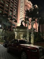 Dubai, Palm Jumeirah, Abendstimmung im Atlantis-Hotel