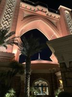 Dubai, Palm Jumeirah, Abendstimmung im Atlantis-Hotel