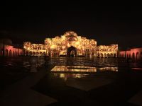 Abu Dhabi, Präsidentenpalast - Lichtshow