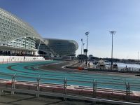 Abu Dhabi, an der Formel 1 Strecke